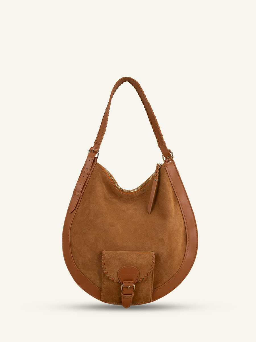 borsa-donna-in-pelle-LeHobo-m-noisette-vista-frontale