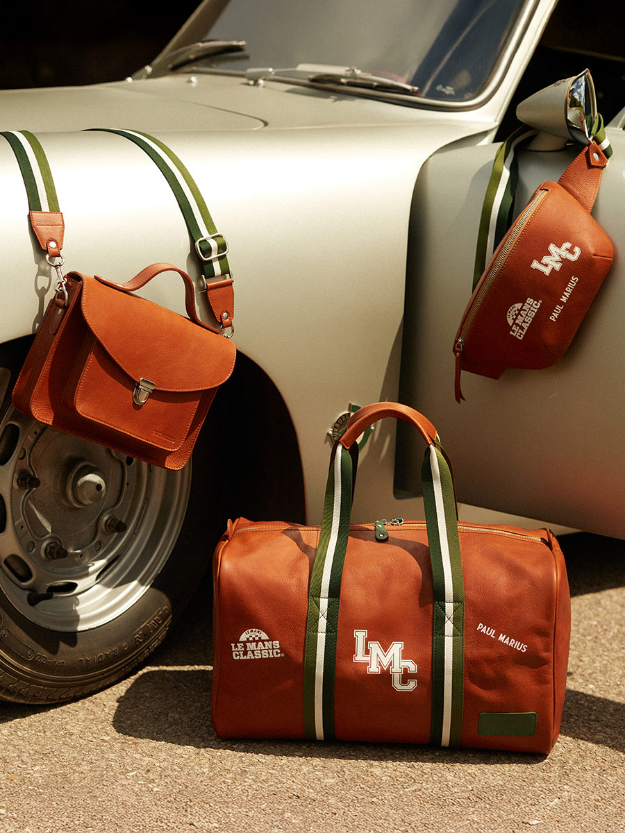 borsa-a-tramonto-in-pelle-marrone-mademoiselle-george-le-mans-classic-2025-vista-zoom-materiale-w05-lemans25-l