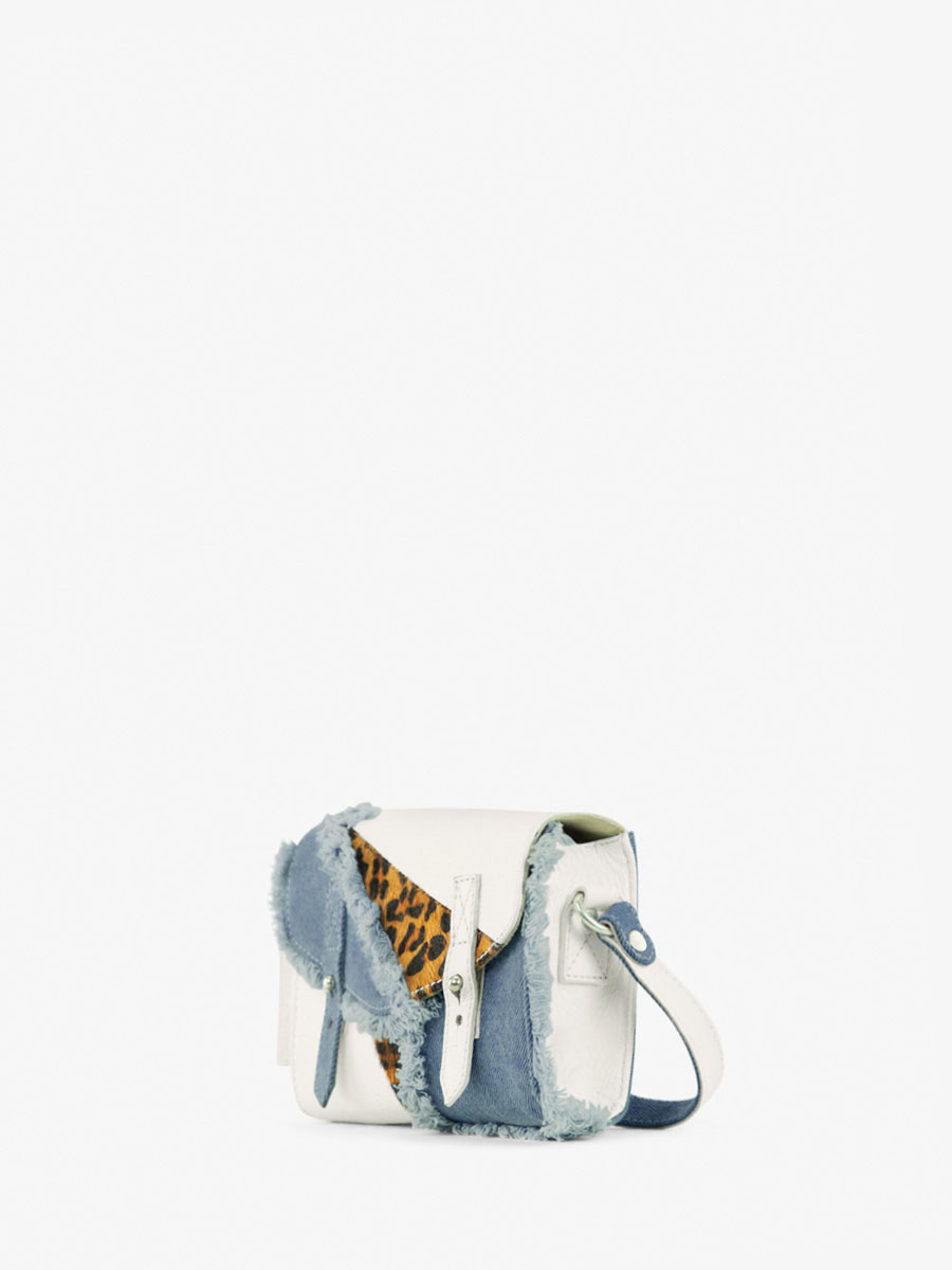 foto-vista-laterale-borsa-a-tramonta-cuir-blanc-leopard-lemini-indispensable-chimere-denim-blanc-paul-marius-w08s-ch-w-denim