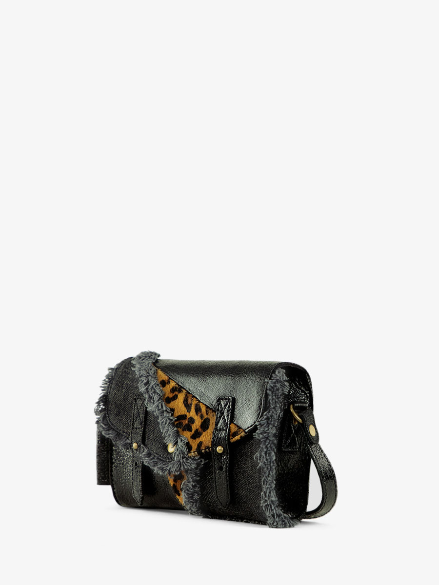 foto-vista-dietro-borsa-a-tramonta-in-pelle-nera-leopardata-lemini-indispensable-chimere-denim-nera-paul-marius-w08s-ch-b-denim