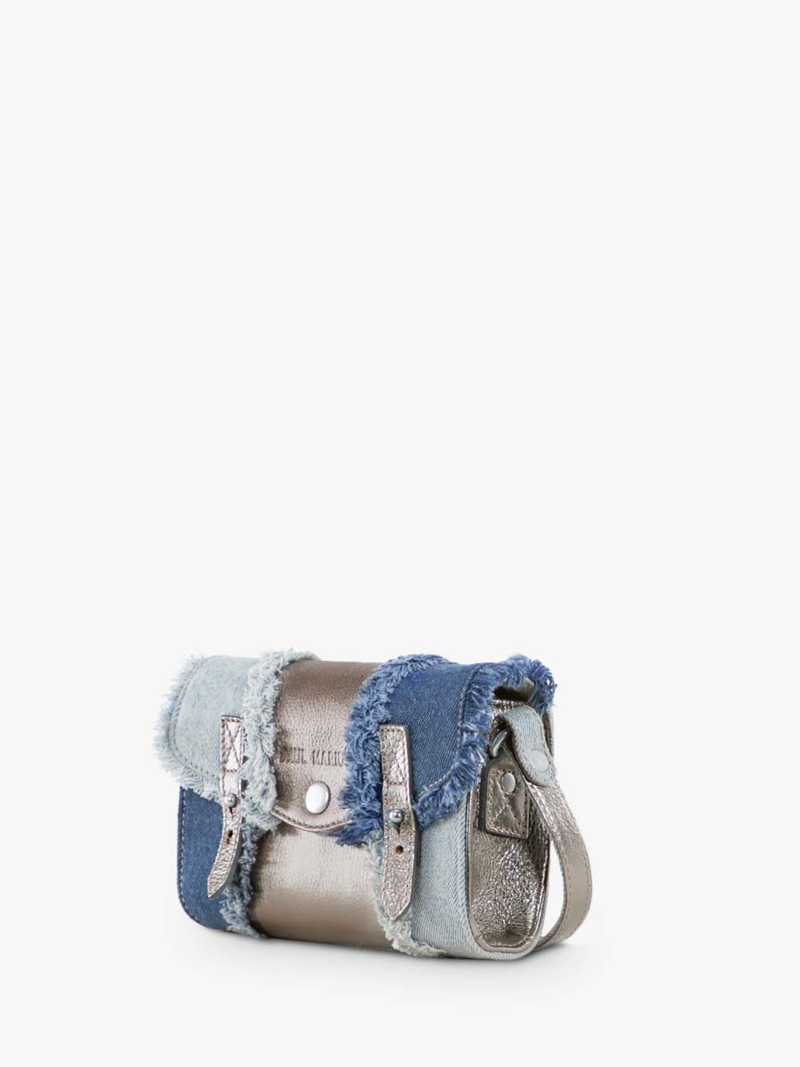 foto-vista-laterale-borsa-a-tramonta-in-denim-argento-donna-lemini-indispensable-denim-acciaio-paul-marius-w08s-gm-denim