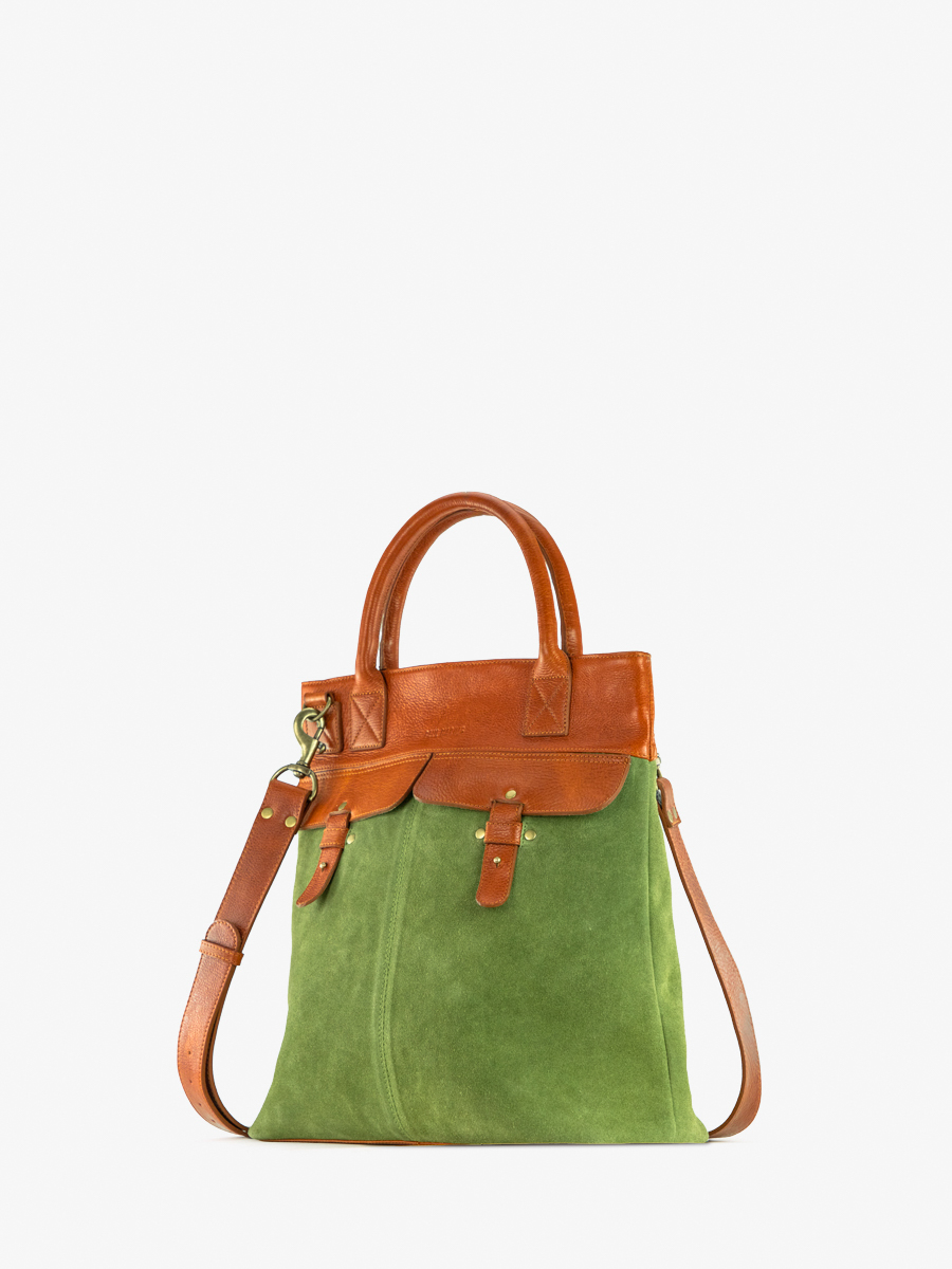 foto-vista-lato-borsa-a-secchiello-in-pelle-marrone-kaki-lepilote-nomade-paul-marius-b06-oco-gr