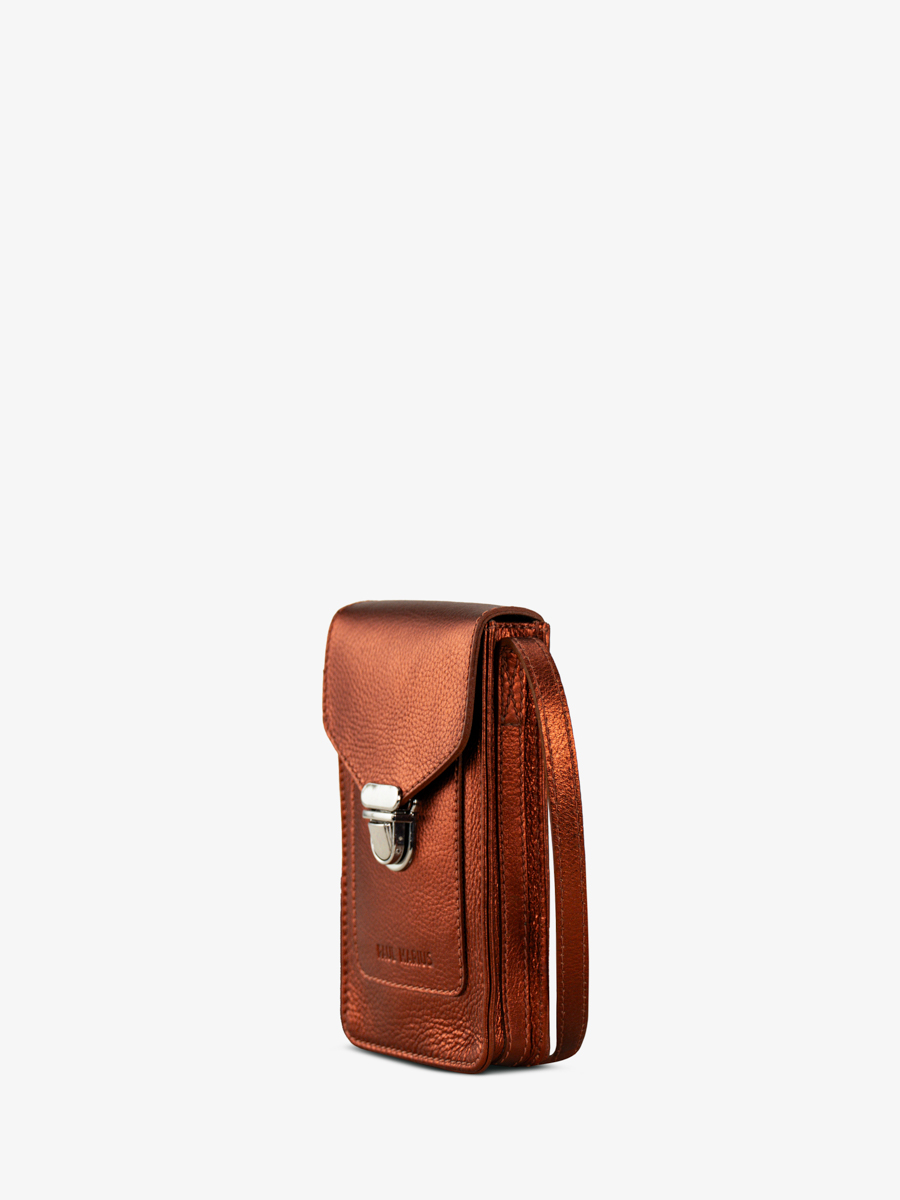 borsa-telefono-pelle-rame-leporte-telefono-Ginger-vista-laterale-m88-m-o