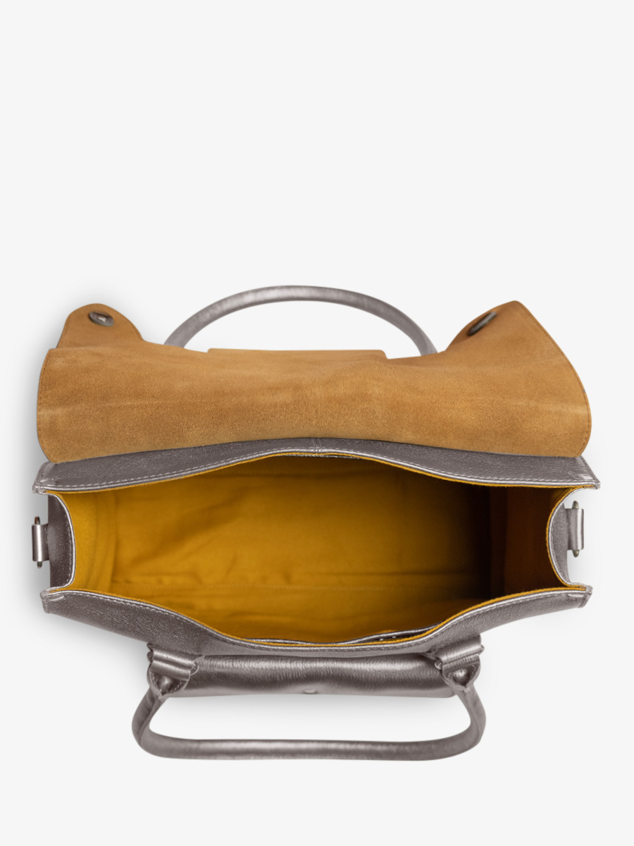 foto-vista-interna-borsa-a-mano-in-pelle-argento-lerive-gauche-m-acciaio-paul-marius-w01m-gm