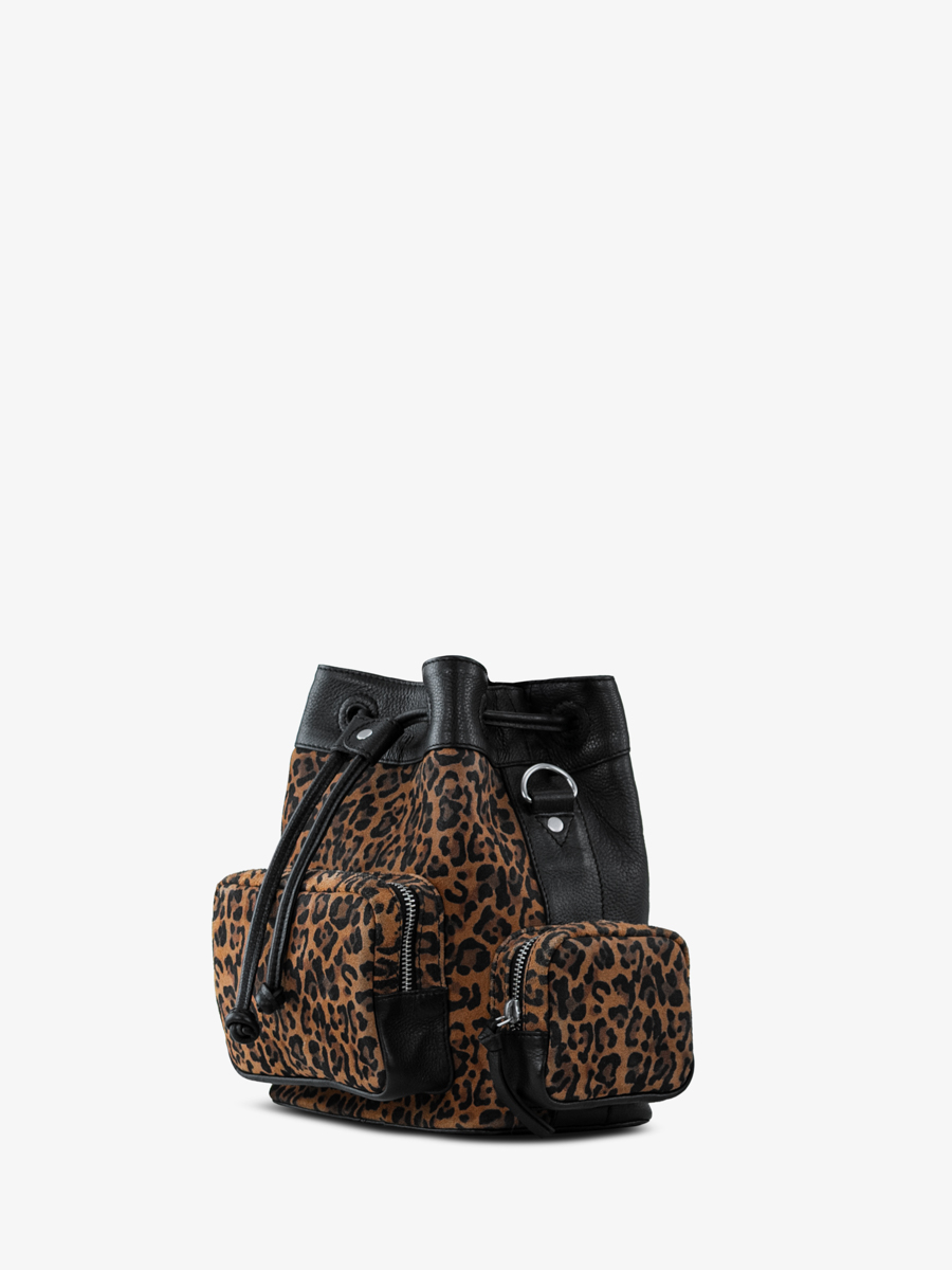 borsa-a-secchiello-in-pelle-leopardata-nera-leseau-90s-leopard-vista-laterale-w57-lp-b
