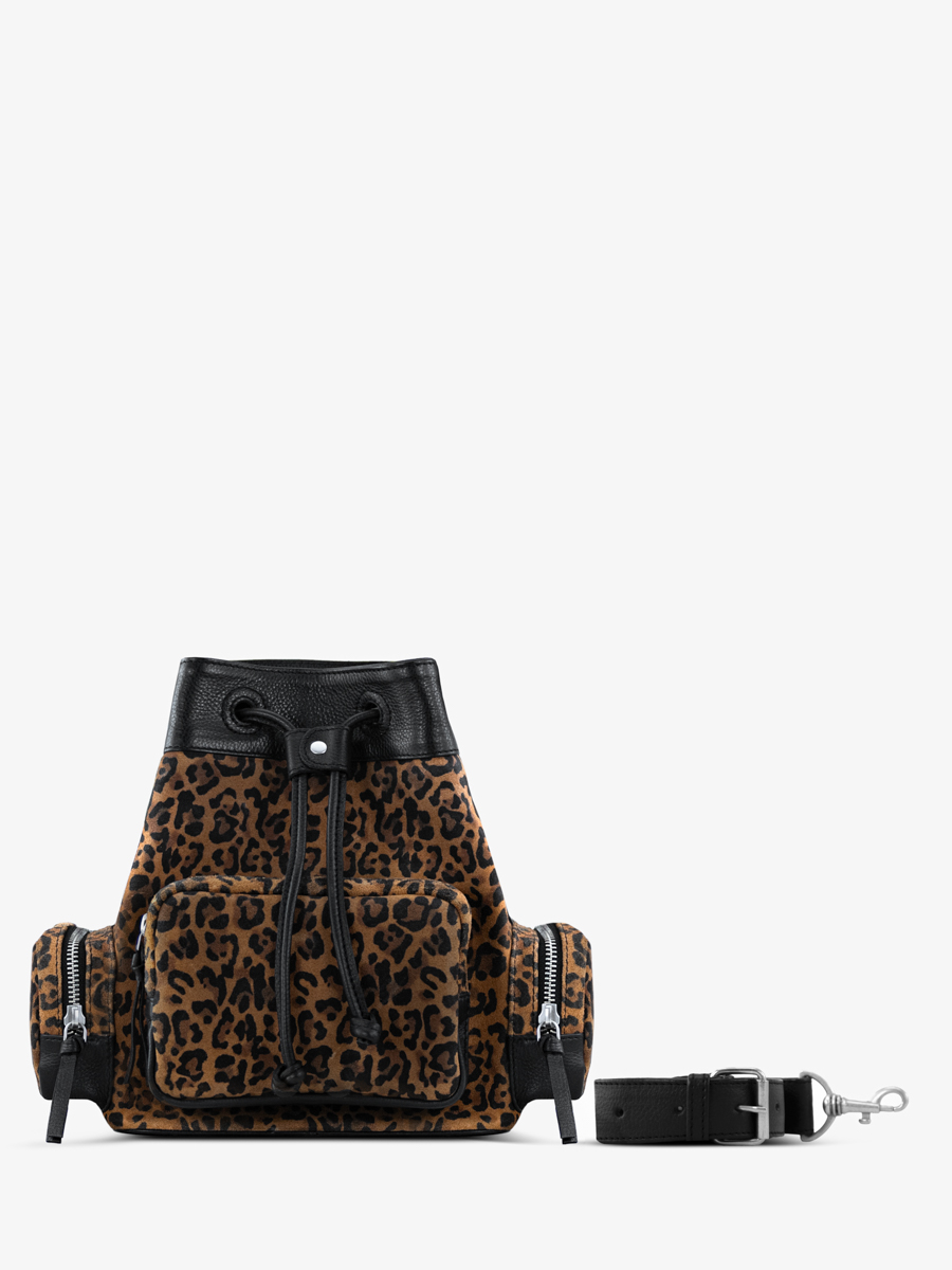 borsa-a-secchiello-in-pelle-leopardata-nera-leseau-90s-leopard-vista-frontale-w57-lp-b
