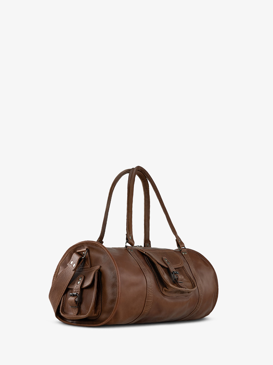 foto-vista-lato-borsa-da-viaggio-in-pelle-marrone-levoyageur-l-tabac-paul-marius-m08s50