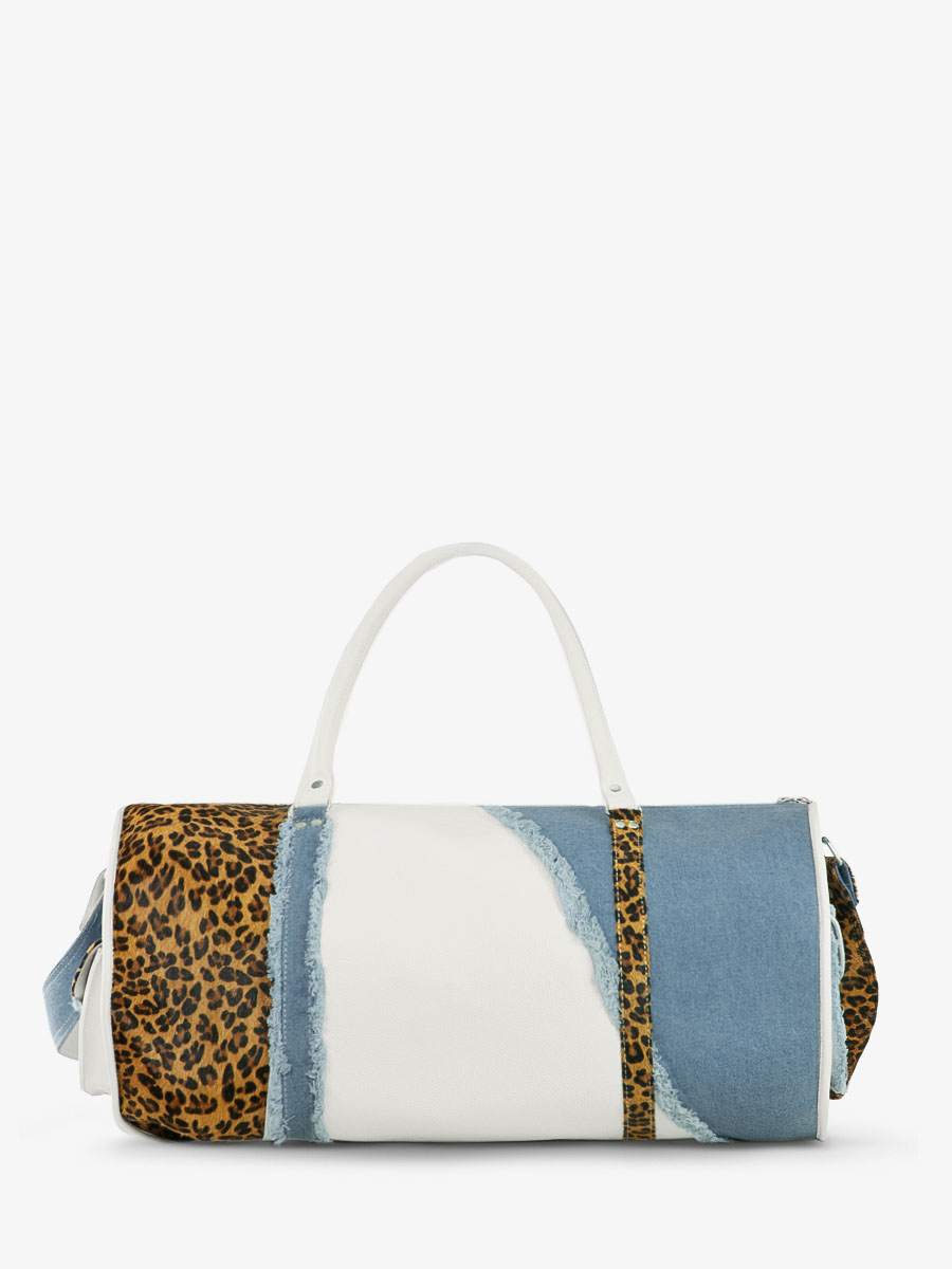 foto-vista-interna-borsa-da-viaggio-in-pelle-bianca-leopardata-levoyageur-xl-chimere-denim-bianca-paul-marius-m08s60-ch-w-denim