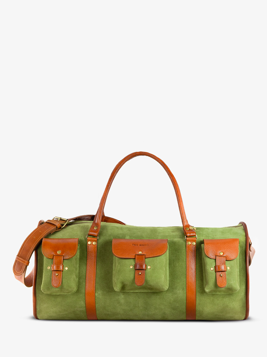 foto-vista-frontale-borsa-da-viaggio-in-pelle-marrone-kaki-levoyageur-xl-nomade-paul-marius-m108s60-oco-gr