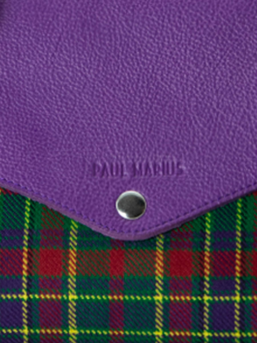 foto-zoom-materiale-borsa-a-tramonto-in-tessuto-tartan-lindispensable-versus-paul-marius-w08-sco-gr-p