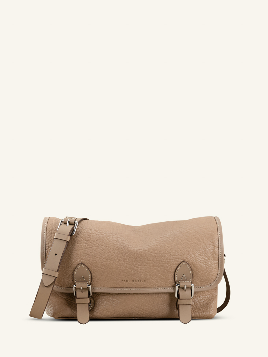 borsa-a-tracolla-in-pelle-Loulou-taupe-vista-frontale