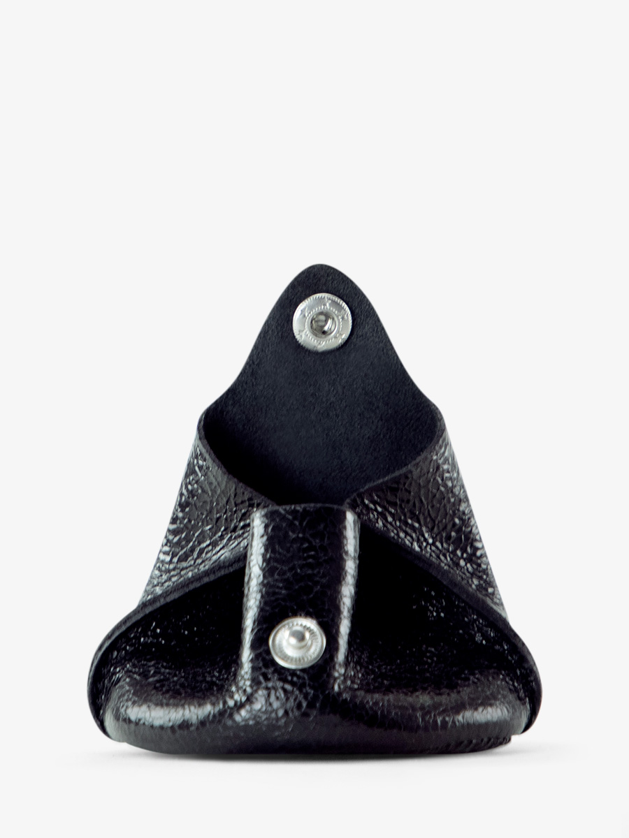 foto-vista-laterale-portamonete-in-pelle-nera-scintillante-lescarcelle-eclipse-paul-marius-m56-m-b