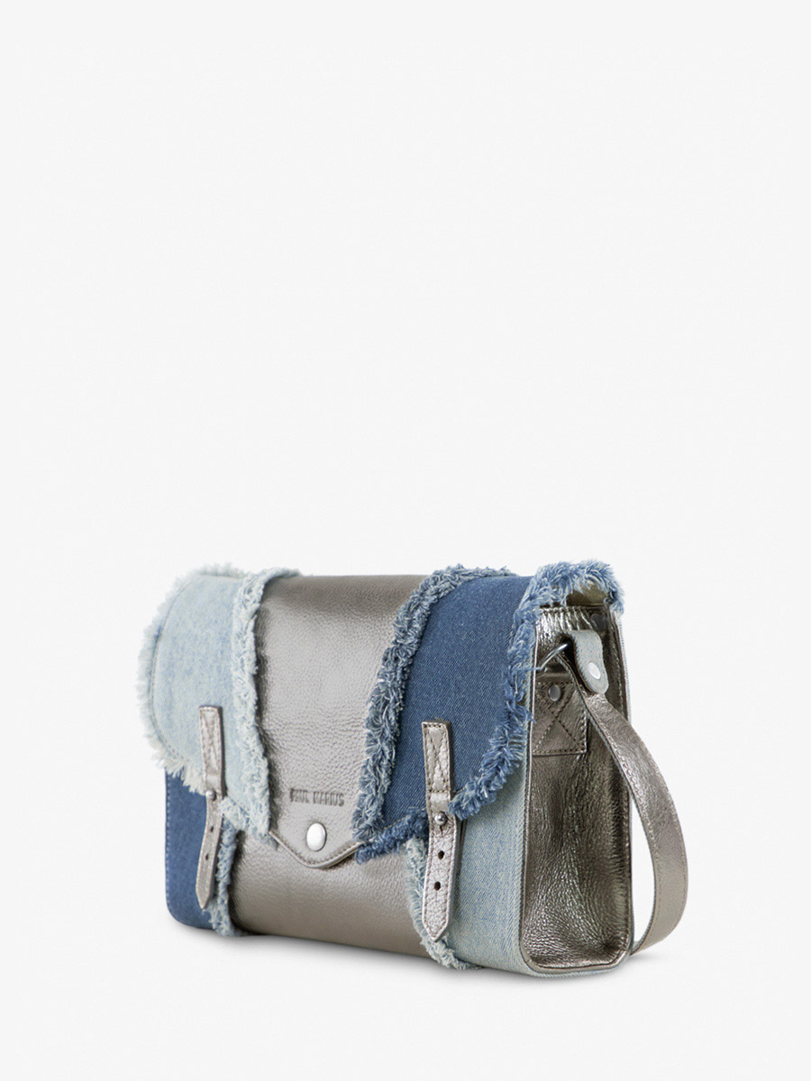 foto-vista-posteriore-borsa-a-tramoggia-in-pelle-jean-argento-donna-l-indispensable-denim-acciaio-paul-marius-w08-gm-denim