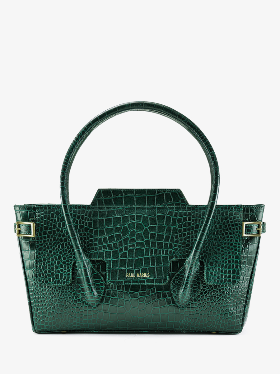 foto-vista-laterale-borsa-a-mano-in-pelle-donna-madeleine-alligator-verde-paul-marius-w31-a-dg