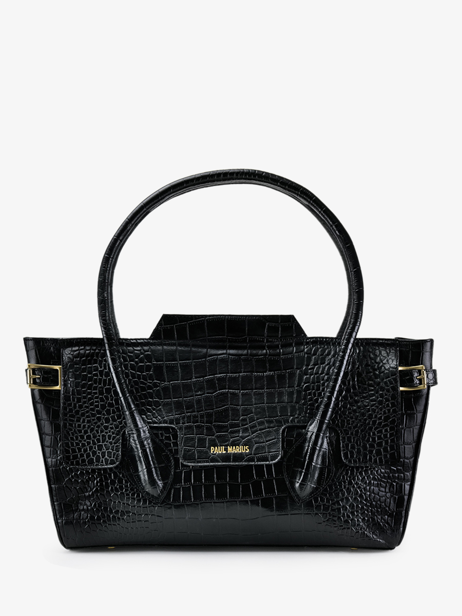 foto-vista-laterale-borsa-a-mano-in-pelle-donna-madeleine-alligator-nero-paul-marius-w31-a-b