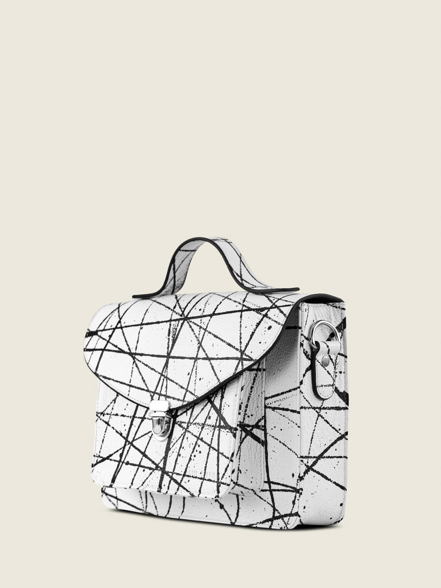 borsa-a-tramoggia-in-pelle-bianca-nera-arancione-mademoiselle-george-n2-arty-01-vista-laterale-w105-art1-b-w