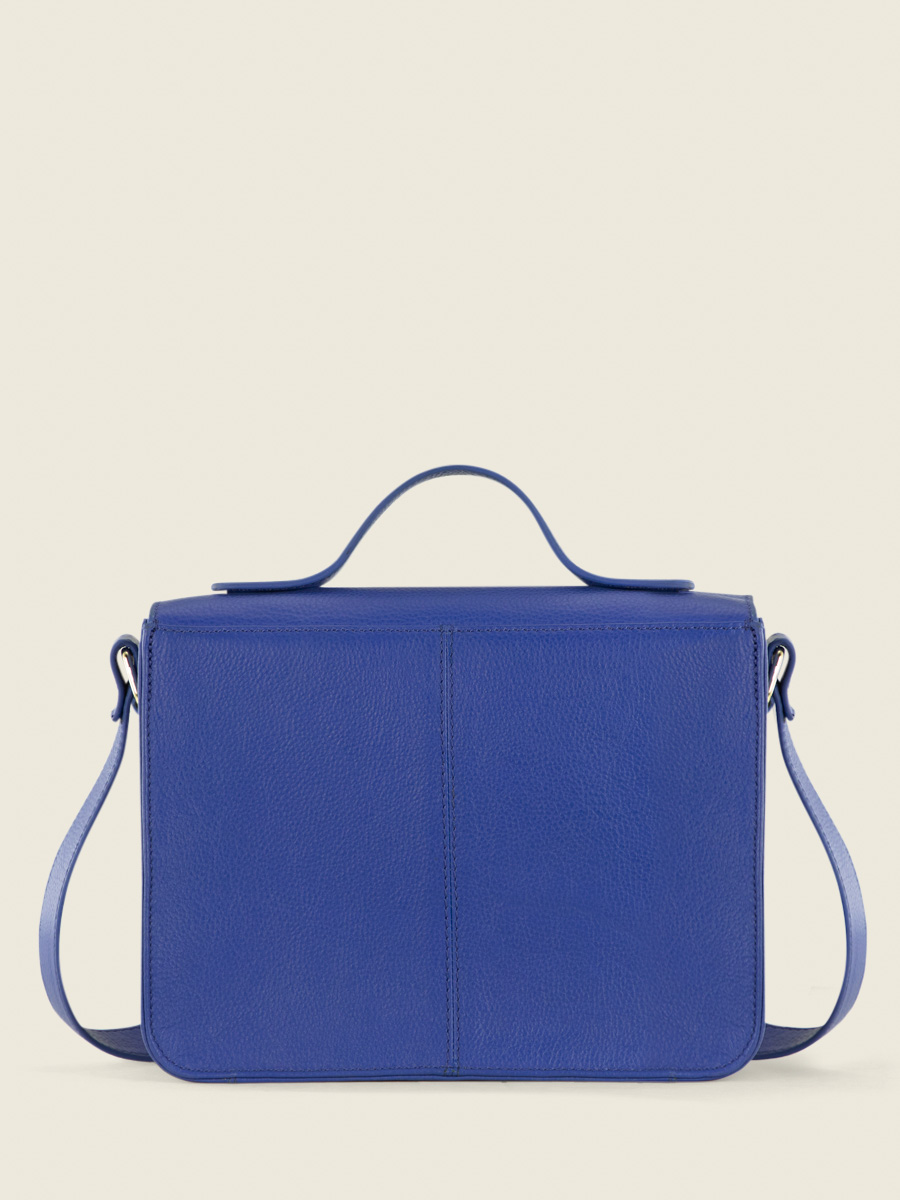 foto-vista-dietro-borsa-a-mano-in-pelle-blu-mademoiselle-george-azur-bleu-roi-paul-marius-w05-az-blu