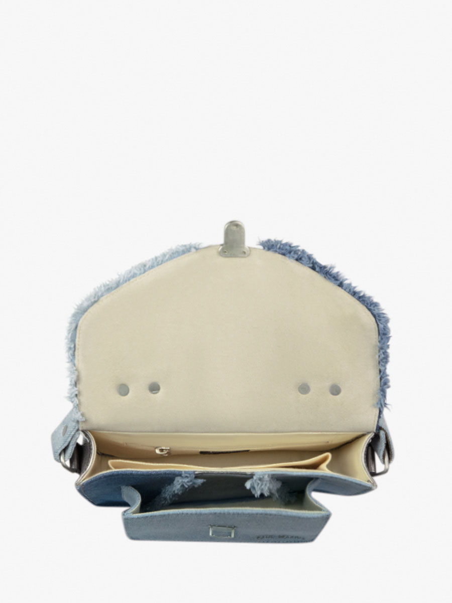 foto-vista-portata-borsa-mano-in-pelle-jean-argento-donna-mademoiselle-george-denim-acier-paul-marius-w05-gm-denim