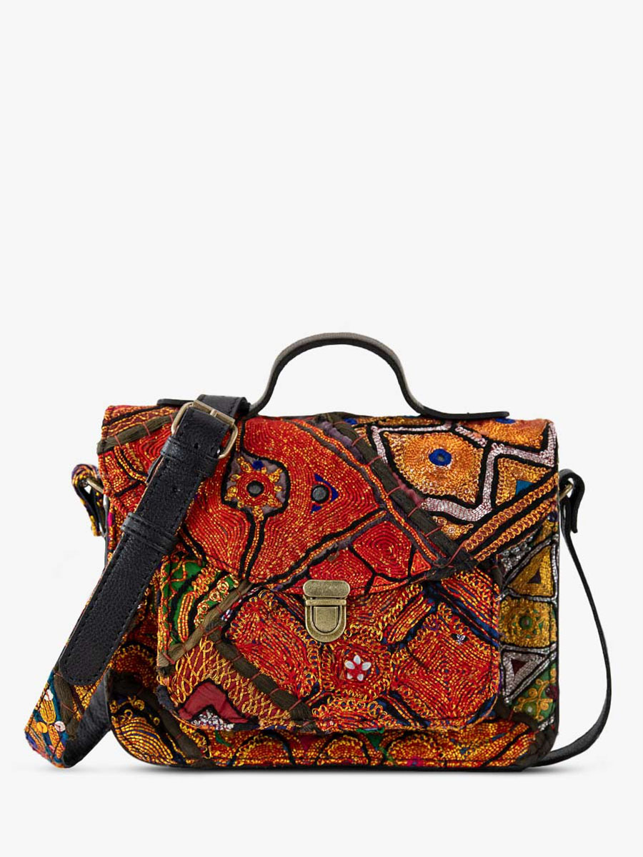 foto-vista-frontale-borsa-a-mano-in-pelle-nera-mademoiselle-george-jaipur-nera-paul-marius-w05-jai-b