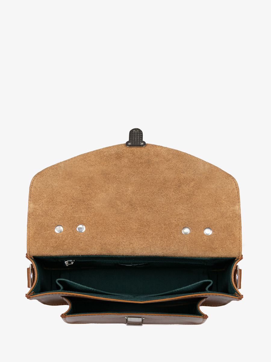 borsa-a-tramonta-cuir-marron-mademoiselle-george-le-mans-classic-2025-vista-interna-w05-lemans25-l