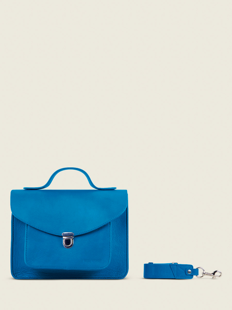 foto-vista-lato-borsa-a-mano-in-pelle-blu-mademoiselle-george-neon-paul-marius-w05-ne-blu