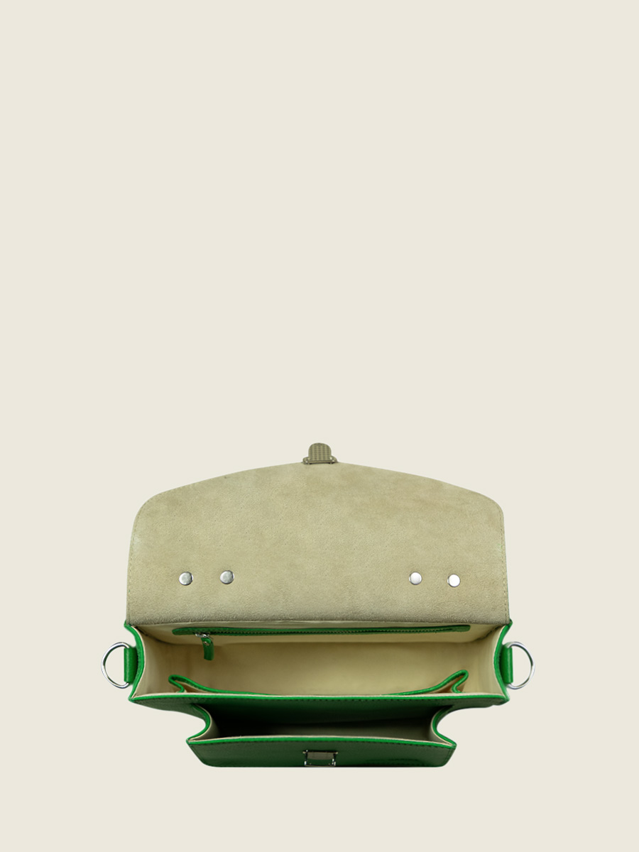 foto-vista-tracollla-borsa-mano-in-pelle-verde-mademoiselle-george-neon-paul-marius-w05-ne-gr