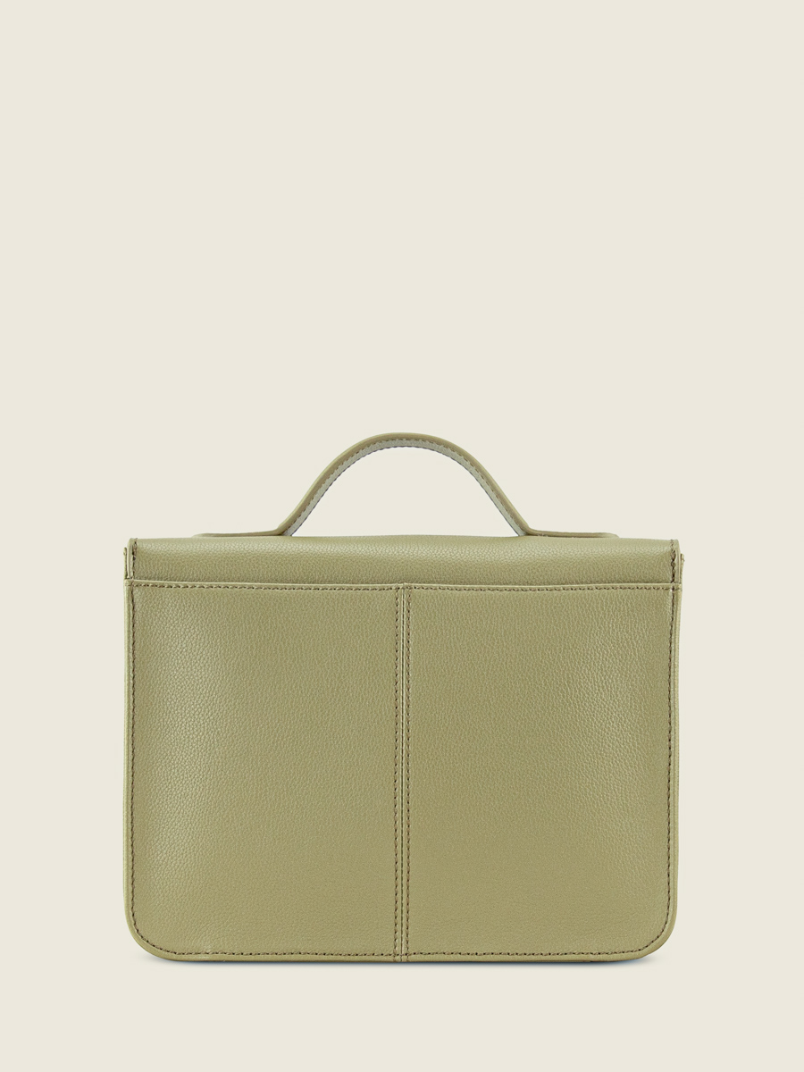 borsa a tracolla in pelle mademoiselle george n2 mandorla vista interna w105 al