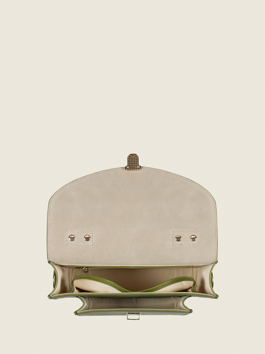 borsa-a-tracolma-in-pelle-mademoiselle-george-n2-verde-oliva-vista-interna-w105-gr-o