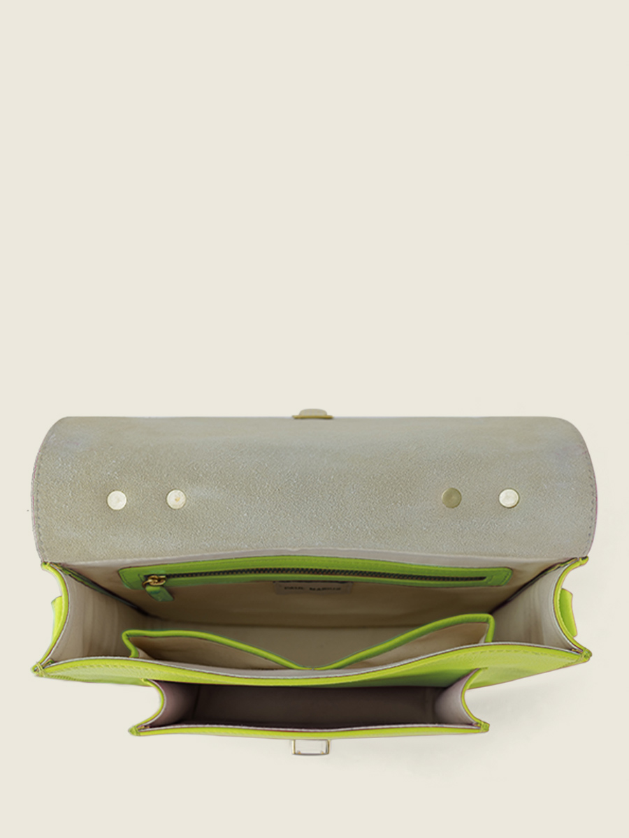 foto-vista-interna-borsa-a-tramonto-in-pelle-verde-mademoiselle-george-sorbet-pomme-paul-marius-w05-sb-lgr