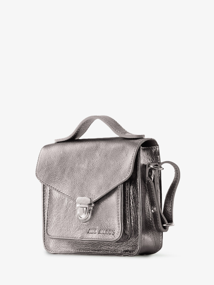 foto-vista-laterale-borsa-a-mano-in-pelle-argento-mademoiselle-george-xs-acciaio-paul-marius-w05xs-og