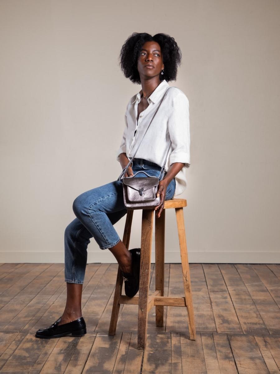 foto-vista-portafoglio-borsa-a-mano-in-pelle-argento-mademoiselle-george-xs-acciaio-paul-marius-w05xs-gm