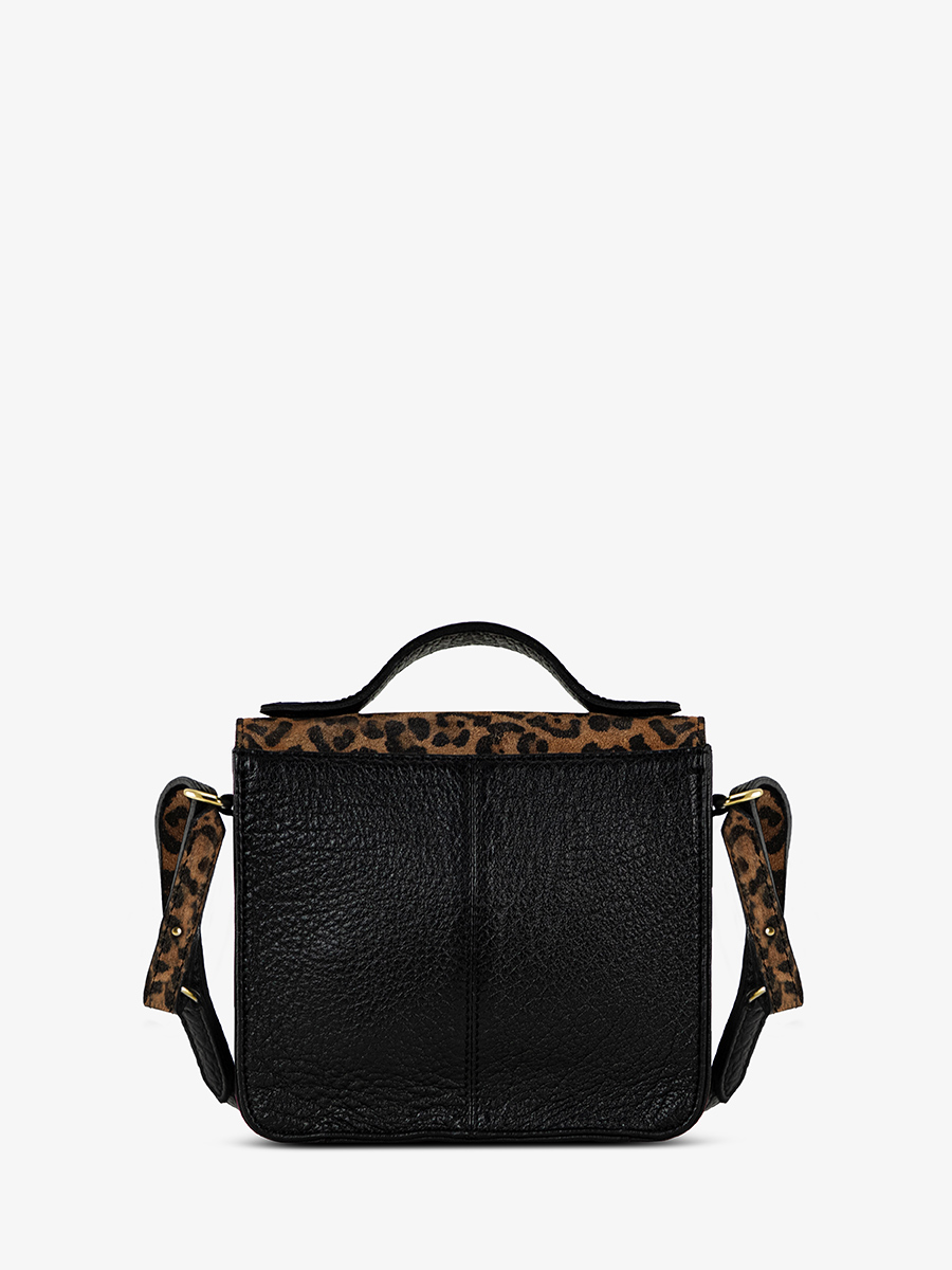 foto-vista-dietro-borsa-mano-in-pelle-leopardata-nera-mademoiselle-george-xs-leopard-noir-paul-marius-w05xs-lp-b