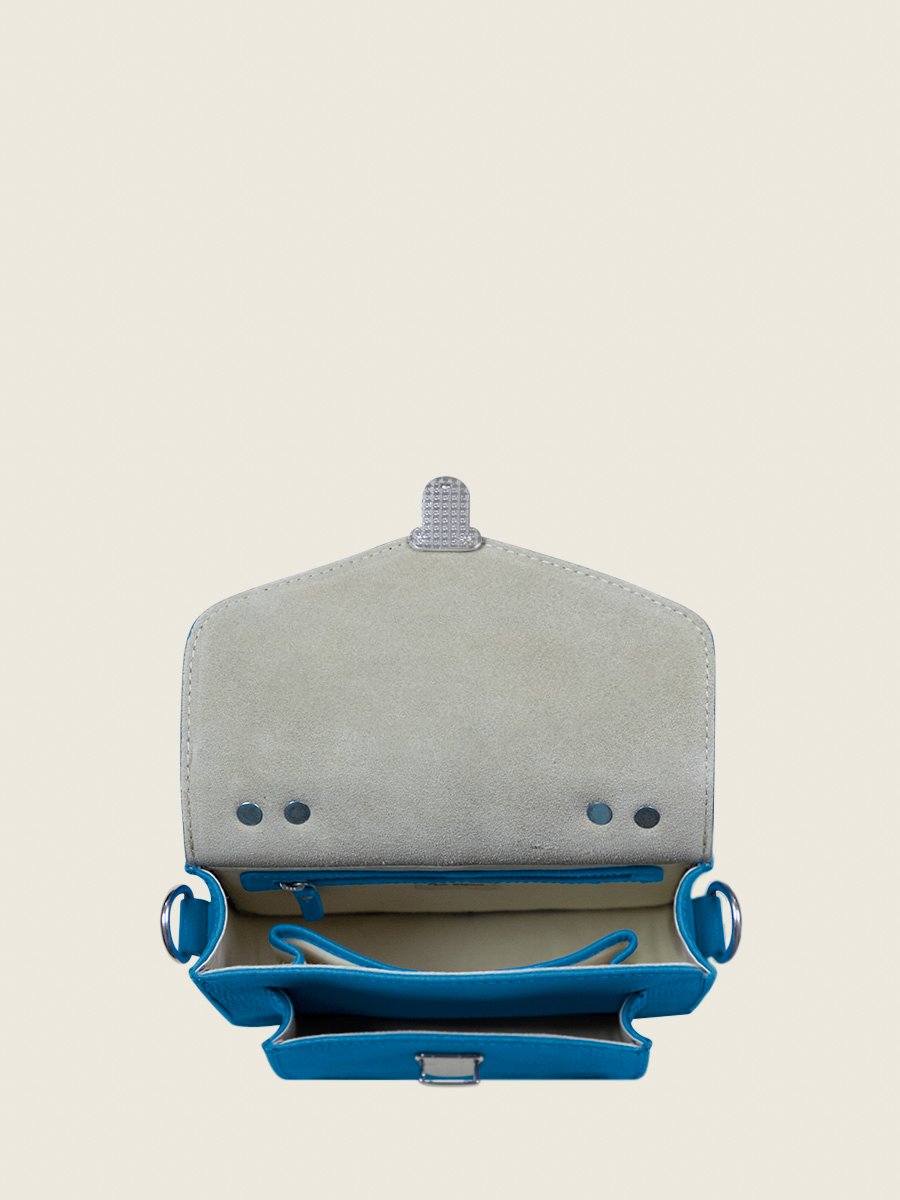 foto-vista-interiori-borsa-mano-in-pelle-blu-mademoiselle-george-xs-neon-paul-marius-w05xs-ne-blu