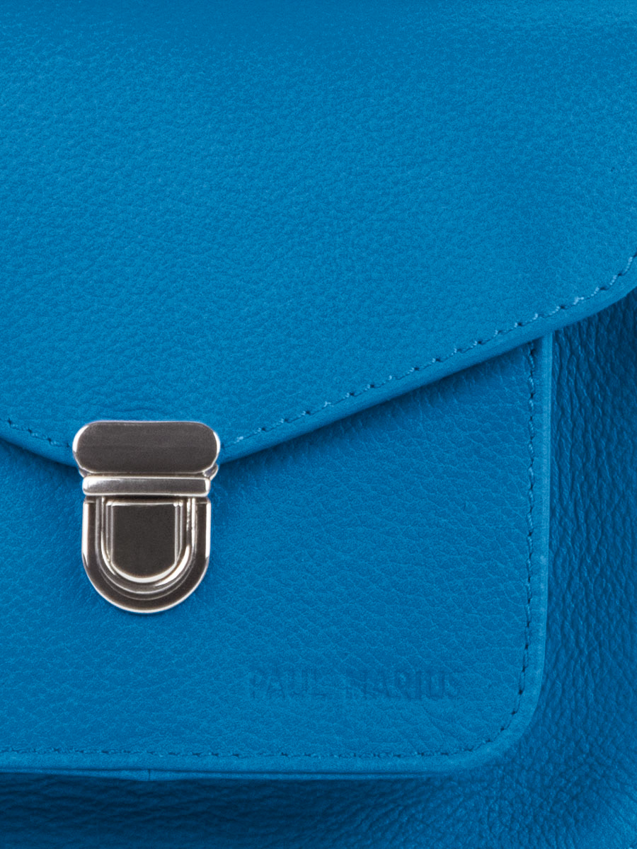 foto-vista-zoom-materiale-borsa-mano-in-pelle-blu-mademoiselle-george-xs-neon-paul-marius-w05xs-ne-blu