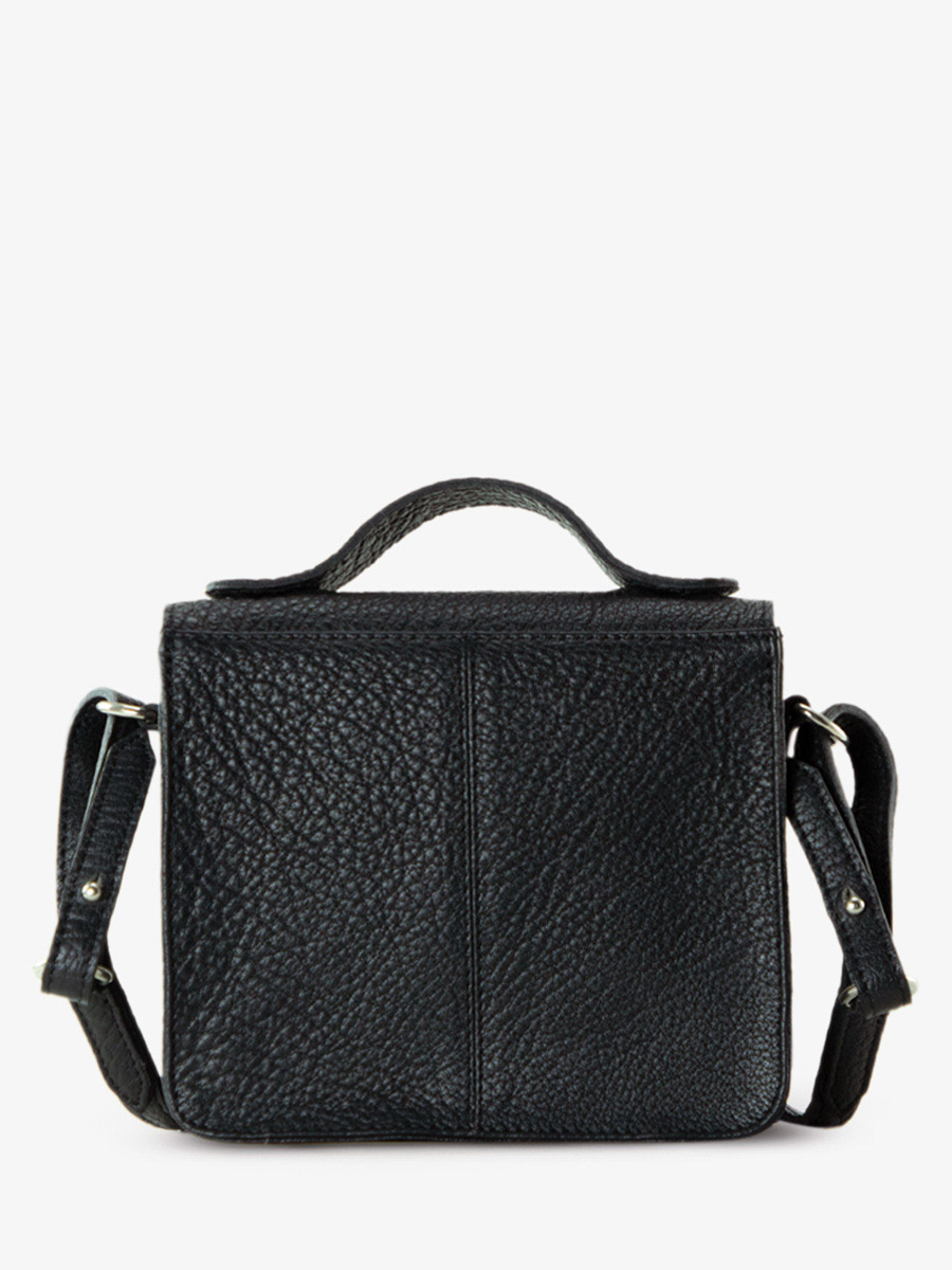 foto-vista-dietro-borsa-a-mano-in-pelle-nera-mademoiselle-george-xs-nera-paul-marius-w05xs-b