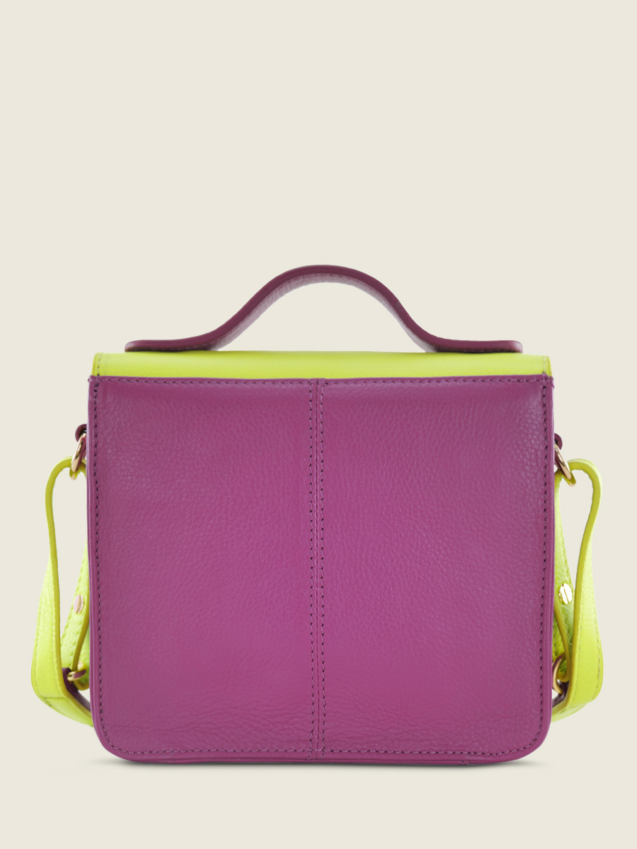 foto-vista-interna-mini-borsa-a-tramonto-in-pelle-verde-viola-mademoiselle-george-xs-sorbet-pomme-cassis-paul-marius-w05xs-sb-lgr-p