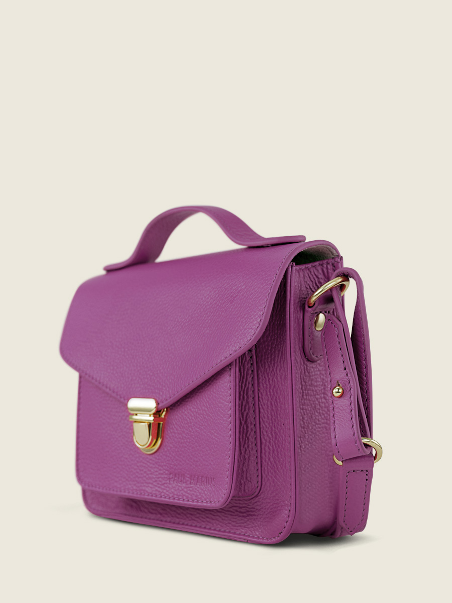 foto-vista-posteriore-mini-borsa-a-tracolla-in-pelle-viola-mademoiselle-george-xs-sorbet-cassis-paul-marius-w05xs-sb-p