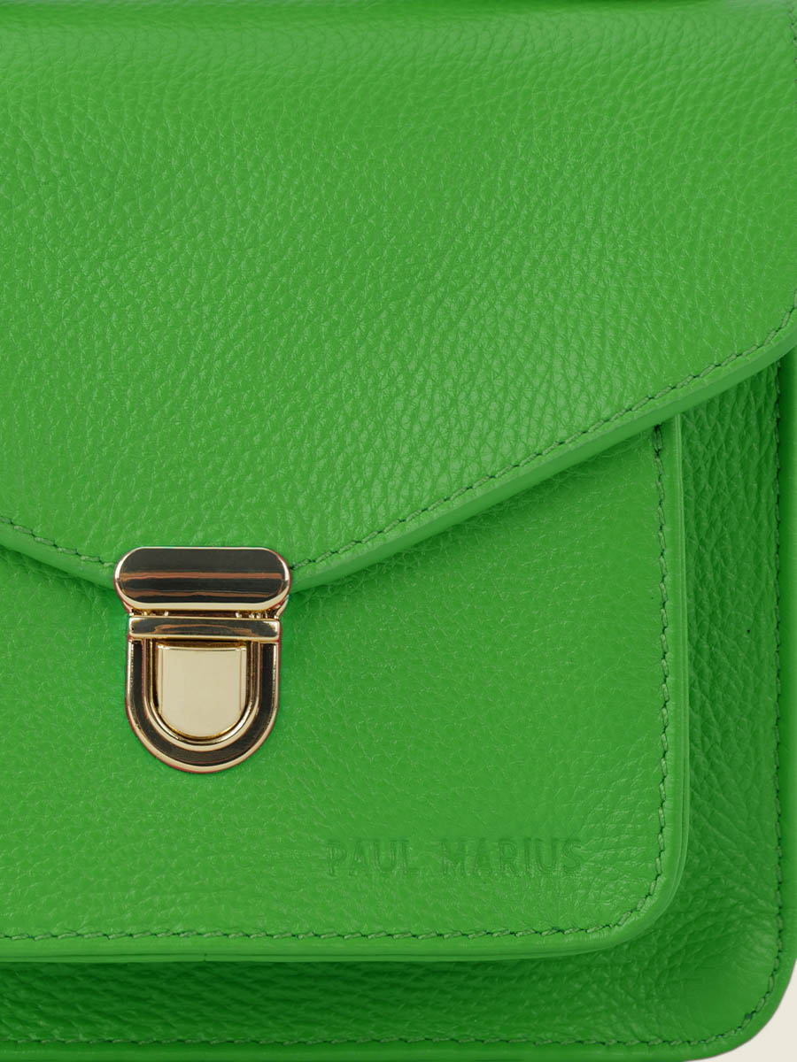 foto-focus-materiale-mini-borsa-a-tracolma-in-pelle-verde-mademoiselle-george-xs-sorbet-kiwi-paul-marius-w05xs-sb-gr