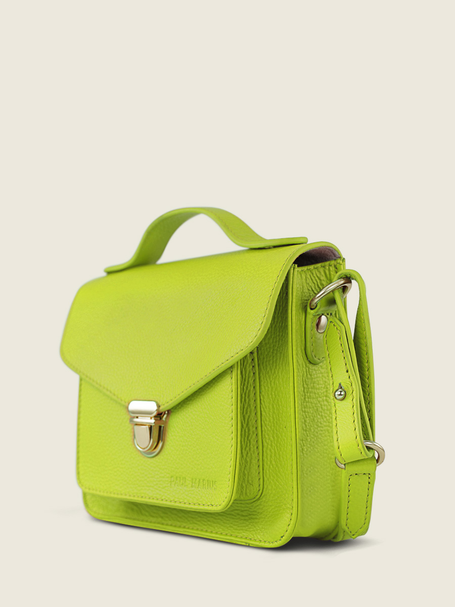 foto-vista-posteriore-mini-borsa-a-tramonto-in-pelle-verde-mademoiselle-george-xs-sorbet-pomme-paul-marius-w05xs-sb-lgr