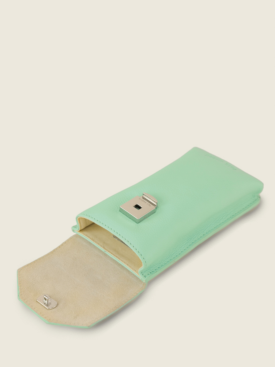foto-vista-posteriore-borsa-telefono-in-pelle-verde-eva-pastel-menta-paul-marius-m71-pt-gr