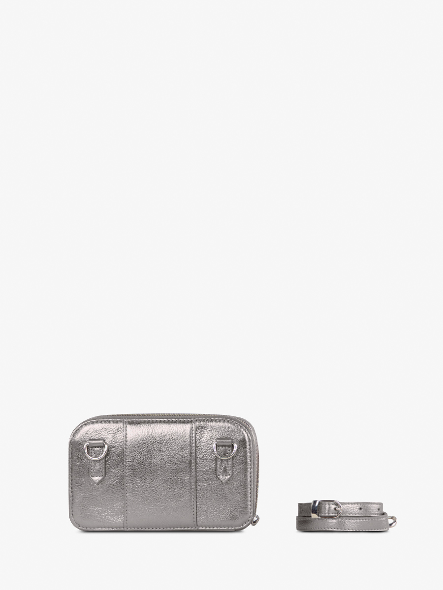 foto-vista-posteriore-borsa-cintura-in-pelle-donna-argento-paula-acciaio-paul-marius-m66-gm