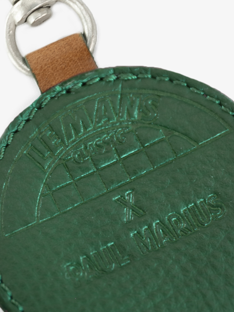 foto-vista-retro-portachiavi-in-pelle-verde-il-portachiavi-le-mans-classico-paul-marius-lrk-lemans-dg