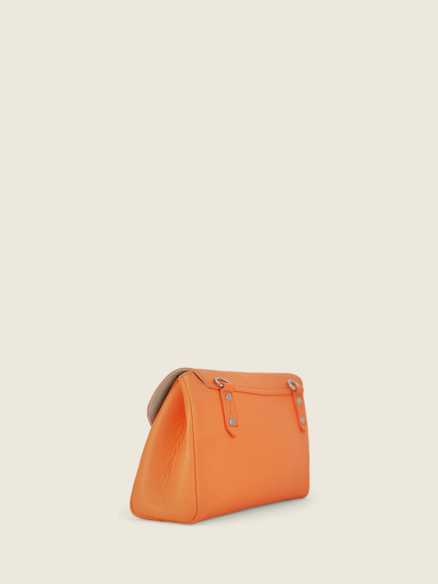 foto-vista-laterale-borsa-a-tramoggia-in-pelle-arancione-suzon-m-pastel-albicocca-paul-marius-w25m-pt-o