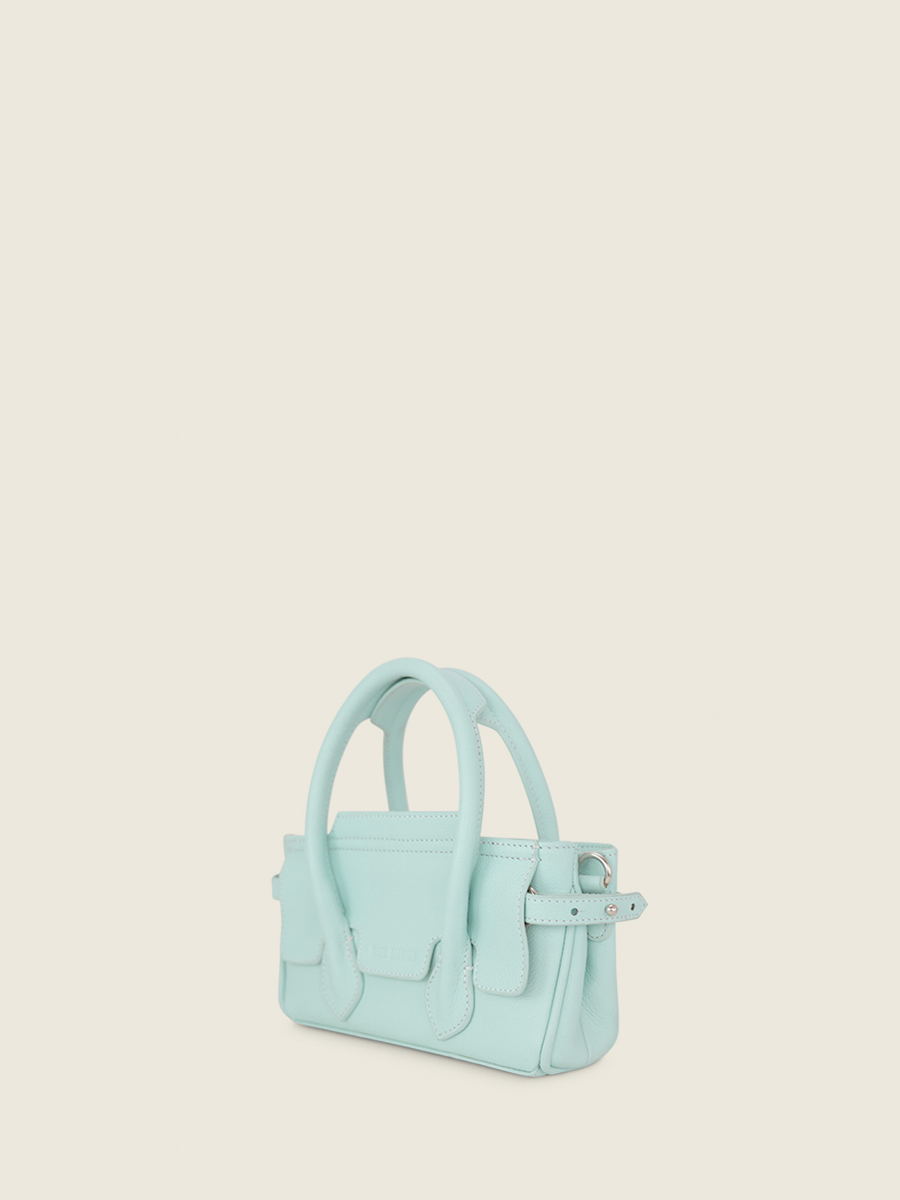 foto-vista-laterale-mini-borsa-a-mano-in-pelle-blu-madeleine-xs-pastel-bleuet-paul-marius-w31xs-pt-blu