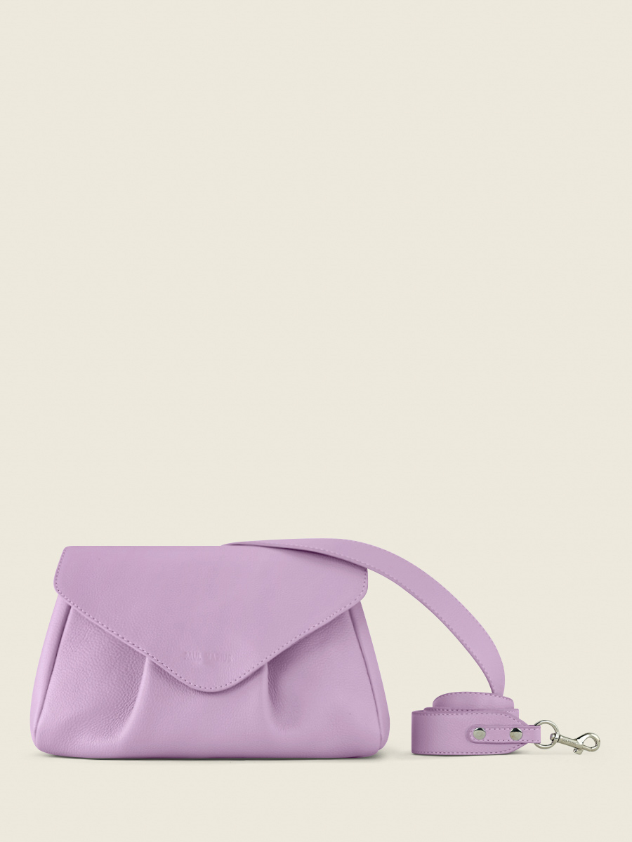 foto-vista-frontale-borsa-a-tracolma-in-pelle-viola-suzon-m-pastel-lilas-paul-marius-w25m-pt-p