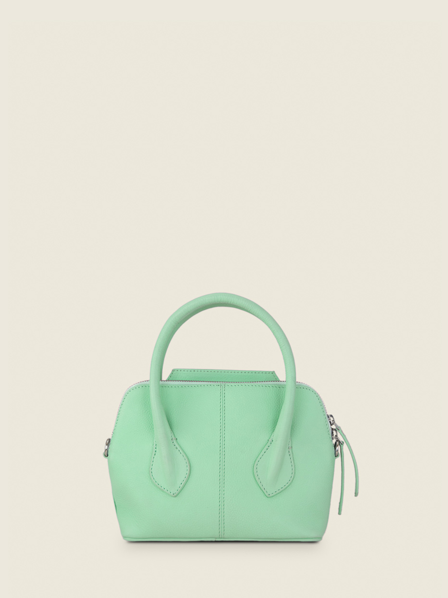foto-vista-posteriore-mini-borsa-a-mano-in-pelle-verde-gisele-xs-pastel-menta-paul-marius-w32xs-pt-gr
