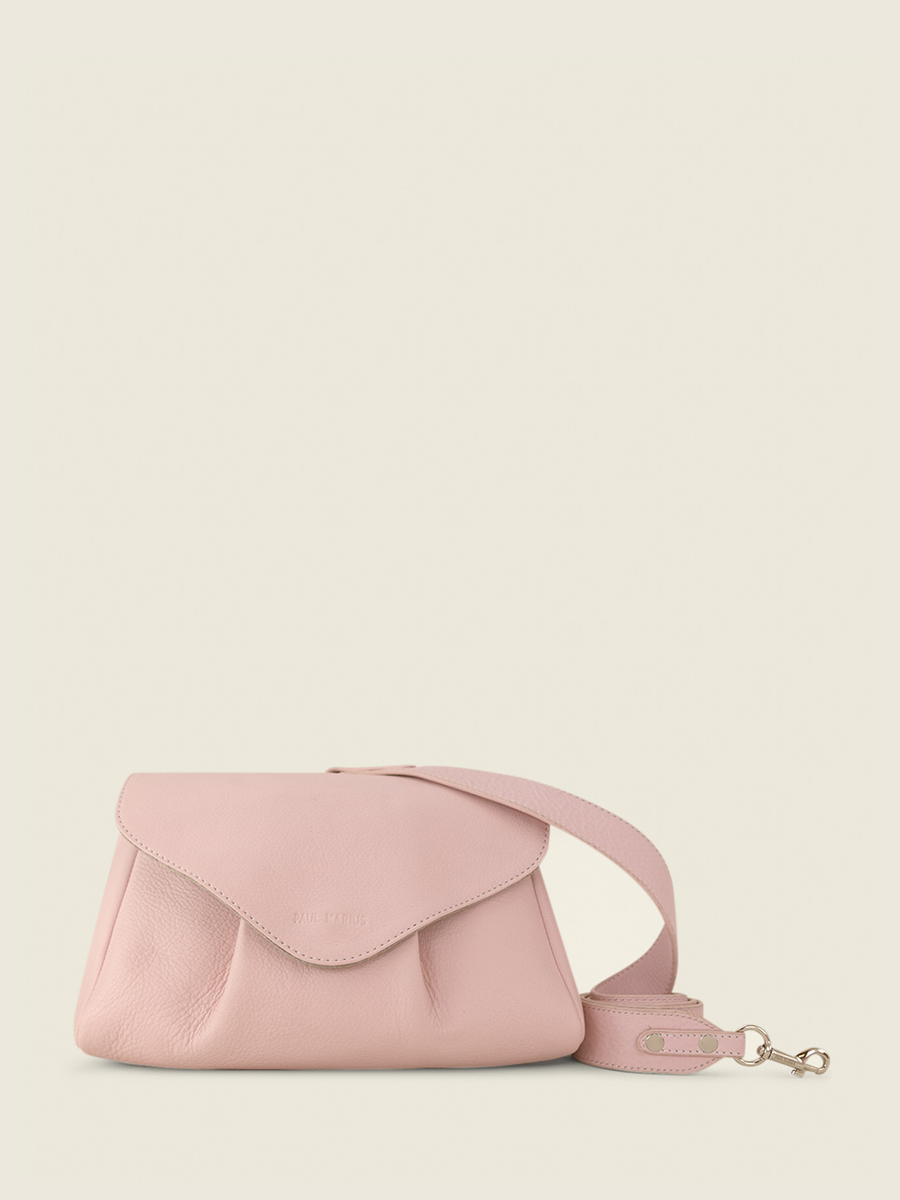 foto-vista-laterale-borsa-a-tramoggia-in-pelle-rosa-suzon-m-pastel-poudre-paul-marius-w25m-pt-pi