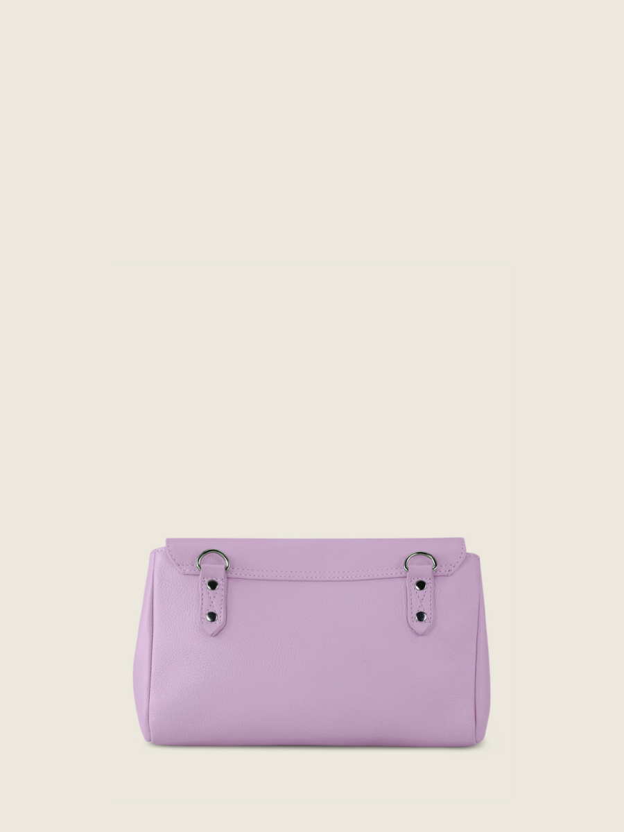foto-vista-posteriore-borsa-a-tramoggia-in-pelle-viola-suzon-m-pastel-lilas-paul-marius-w25m-pt-p