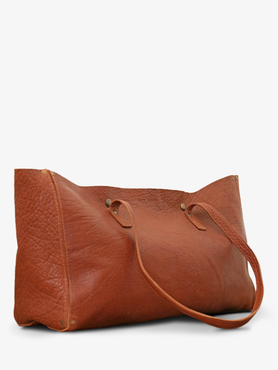 foto-vista-laterale-borsa-testa-di-cavallo-in-pelle-donna-marrone-leffronte-m-naturale-paul-marius-w12-l