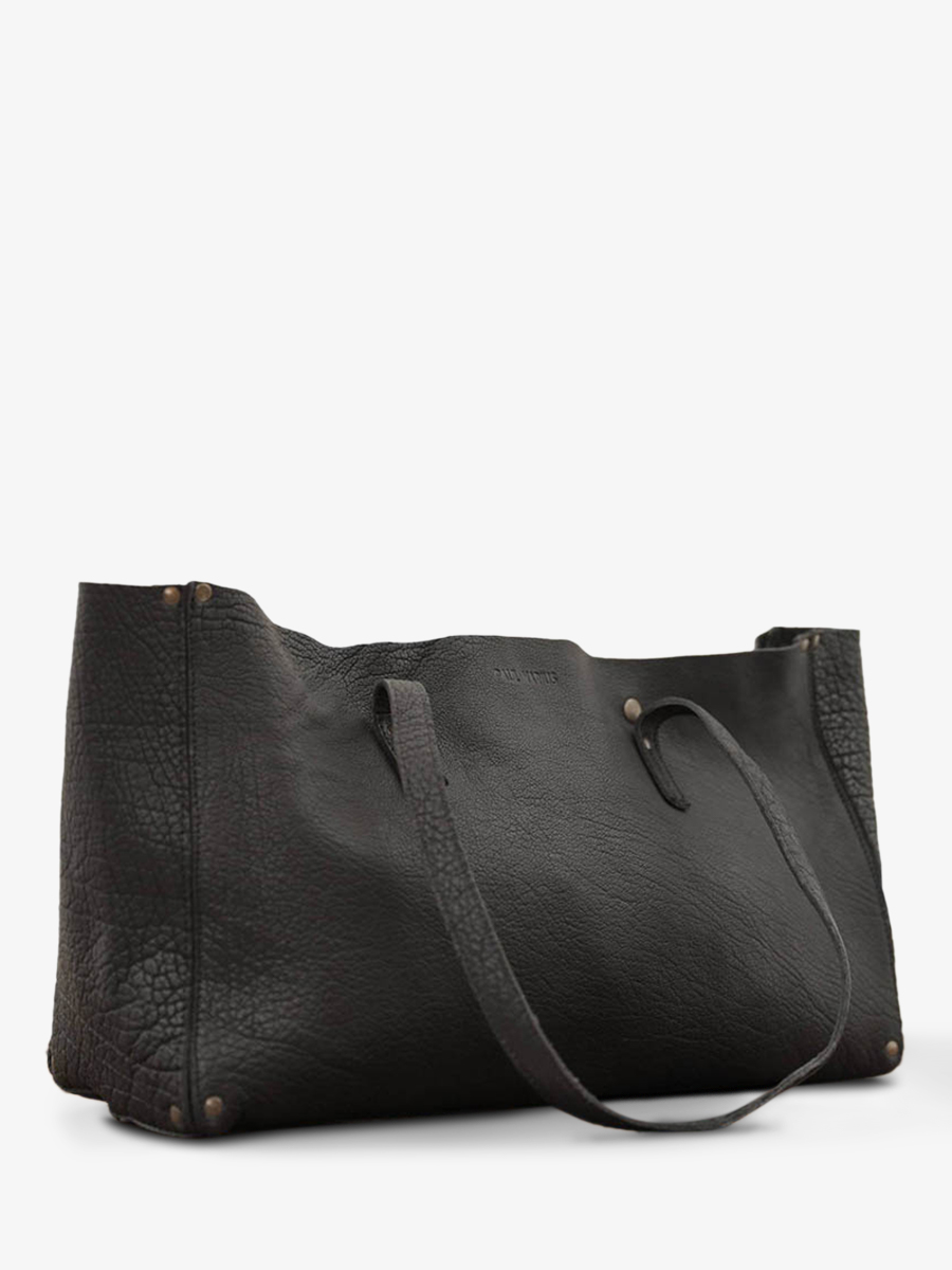 foto-vista-laterale-borsa-tessuta-donna-nero-leffronte-m-nero-paul-marius-w12-b